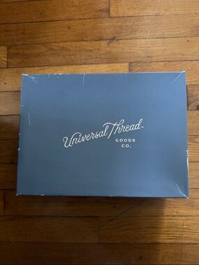 Universal Thread Black Accessory Organizer Box with White Logo